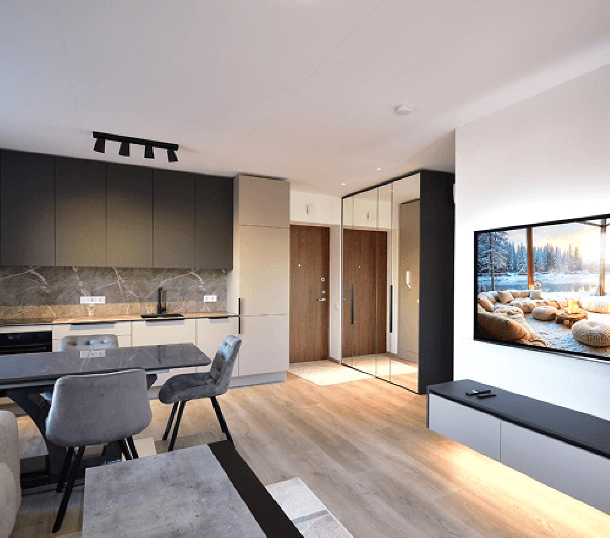 Fully finished apartments